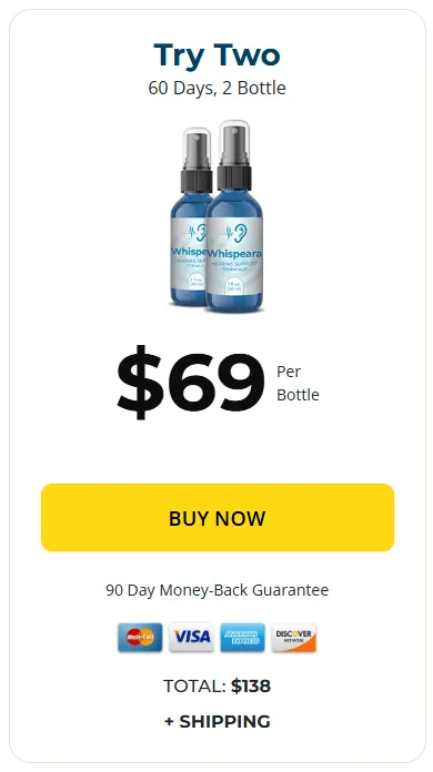 Whispeara one bottle